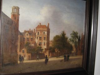 Jan Van de Heyden 1600s Signed Antique Dutch Old Master Oil Painting