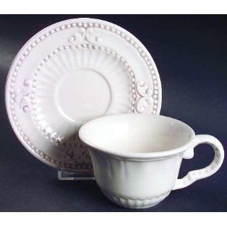 American Atelier Baroque Flat Cup & Saucer Set, Fine China