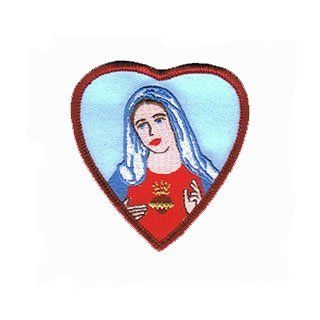 Blessed Virgin Mary Mother of Jesus God Embroidered Iron