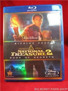DVD Blu Ray Video National Treasure 2 Book of Secrets Single Disc Set