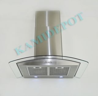 30 Wall Mount Stainless Steel Range Hood Stove Vent With Removable