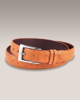 kleinberg ostrich belt cognac $ 265