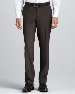  pants brown available in brown $ 195 00 hugo boss flat front dress
