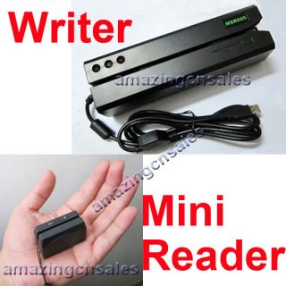 Bundle HiCo Magnetic Stripe Card Reader Writer Encoder