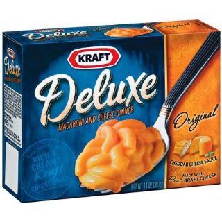 Kraft Deluxe Macaroni & Cheese Original Cheddar 14 oz (Pack of 24