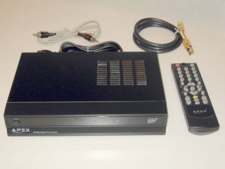 Apex DT250A Digital Hi Def HD TV Converter Box w/ Analog Pass Thru