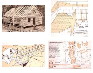 Barn Log Home Cabin Building Blacksmith Tool Logging Hive How to Plans