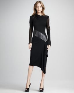Black Long Sleeves Dress  Neiman Marcus