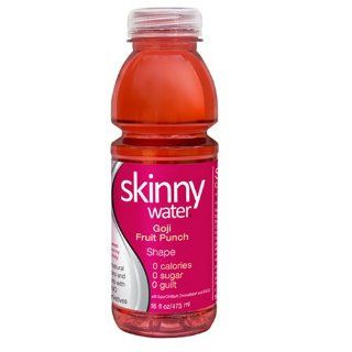Skinny Water Goji Fruit Punch, 16.0  Ounce Bottle (Pack of