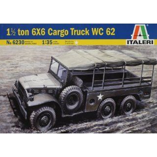 Italeri 1:35 1.5 ton 6x6 Cargo Truck WC 62: Toys & Games