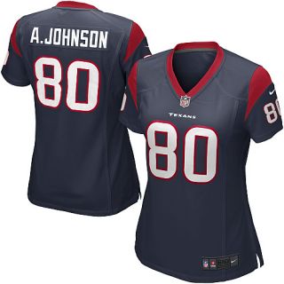 Womens Nike Houston Texans Andre Johnson Game Team Color Jersey