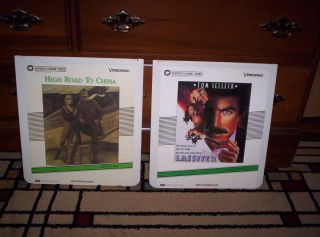 HIGH ROAD TO CHINA AND LASSITER ON CED VIDEO DISC TOM SELLECK