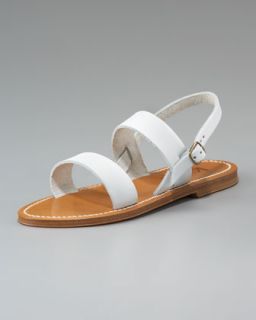 double band slingback sandal $ 240