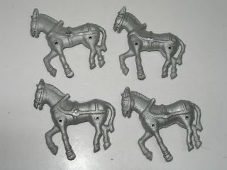 Metal Toy Horse Buggy Wagon Cart Horse Parts