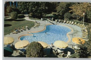 Postcard Hotel Moraine on The Lake Highland Park IL
