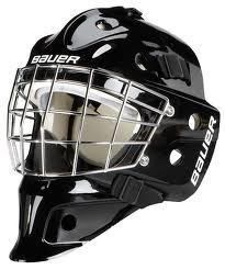 Bauer NME 3 Hockey Goalie Goal Face Mask Helmet Yth Blk