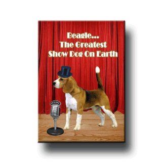 Beagle Greatest Show Dog Fridge Magnet 