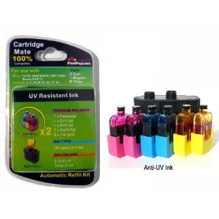 com PrintPayLess ® Brand Anti UV Auto Ink Refill Kit for Lexmark 37