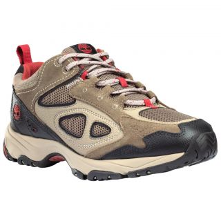  Trailwind Low Active Hiking Trail Running Shoes Greige Red Mens