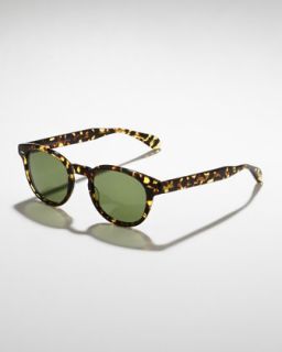 oliver peoples sheldrake round plastic sunglasses $ 350