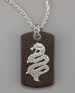  available in brown $ 350 00 john hardy leather tag pendant $ 350