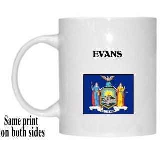 US State Flag   EVANS, New York (NY) Mug 