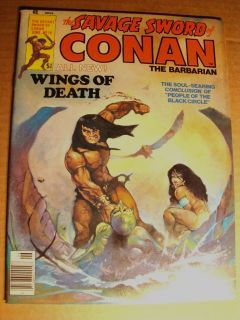 Savage Sword of Conan 19 NM 9 2 Ken Morris Cover Art Alcala