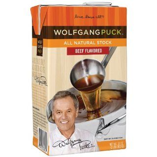 Wolfgang Puck All Natural Beef Flavored Stock, 32 Ounce Packages (Pack