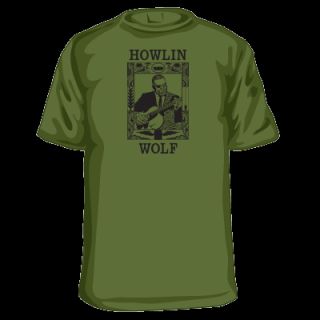 Howlin Wolf T Shirt Delta Blues Soul Jazz Chess Vinyl
