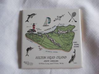  Vintage Hilton Head Island SC Trivet
