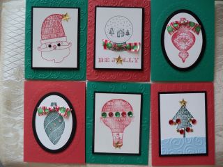 Christmas Winter Holiday Greeting Card Made with Stampin Up Cardstock