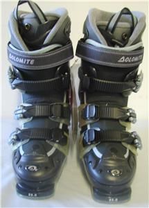 Dolomite Ladies Hotronic Snow Ski Boots Dark Gray Size 7 5 New