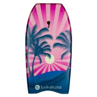 Lucky Bums Body Board, 41 Inch, Pink Palms Toys & Games