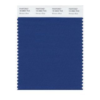 Pantone 19 3964 TCX Smart Color Swatch Card, Monaco Blue   