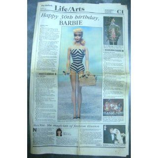 Happy Birthday Barbie 1989 March 9 Newspaper The Outlook 