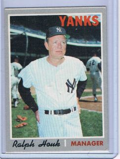 1970 Topps Ralph Houk 273 New York Yankees EX