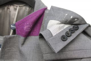 RARE BNWT Aquascutum Grey Self Stripe PRITCHARD HENDRICK Suit
