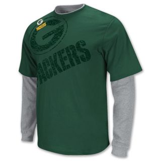 Reebok Green Bay Packers 2011 Split Long Sleeve NFL Mens Tee Shirt