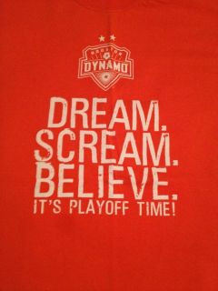 Houston Dynamo Playoff Shirt Sz L