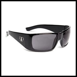 New Hoven Vision Ritz Sunglasses Black Gloss Frame Grey Lens