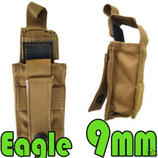 Eagle MOLLE 9mm M9 Magazine Pouch Coyote Brown New