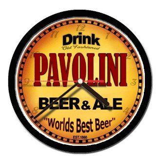 PAVOLINI beer and ale cerveza wall clock 