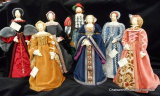  Royal Heritage 16 Doll Collection Henry VIII & His 6 Wives c1980s