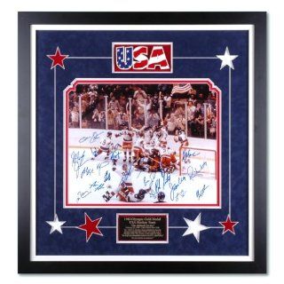 USA Hockey Team 1980 Deluxe Frame   Sports Memorabilia