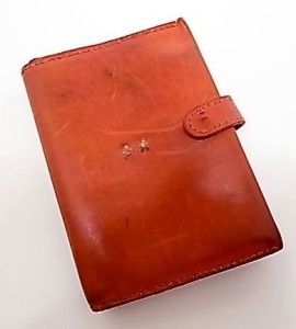 Henry Beguelin Red Leather Wallet Wonderful Clutch Wallet Softest