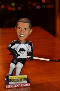 Obama Milwaukee Admirals Hockey Bobblehead
