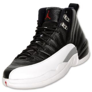 Mens Air Jordan Retro 12 Basketball Shoes Black