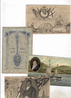 Oldhal Lot 4 Post Cards Henry Hudson Centennial 1909
