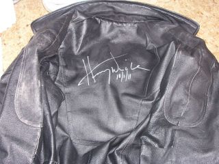 Henry Winkler Signed Leather Jacker Fonzie Happy Days RARE