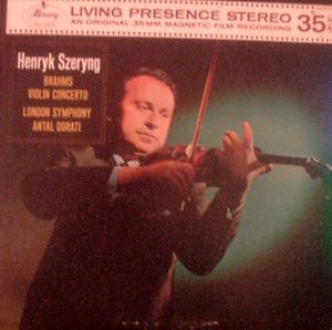 Henryk Szeryng Brahms Violin Concerto Mercury Stereo LP